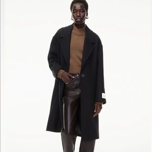 Aritzia Wilfred Only Coat Black Size 1